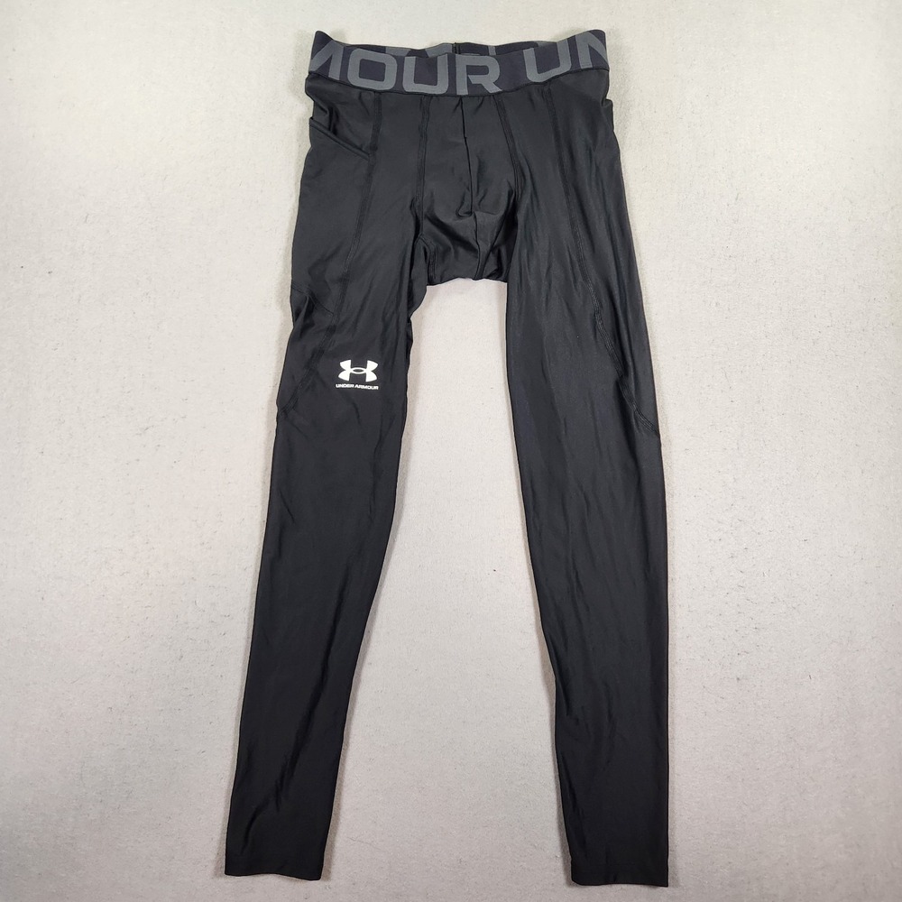 Under Armour UA HG Armour Leggings M Black Compression Men's Base Layer NWT